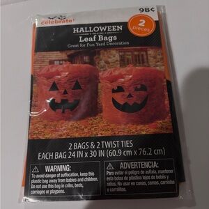 pumpkin leaf bags